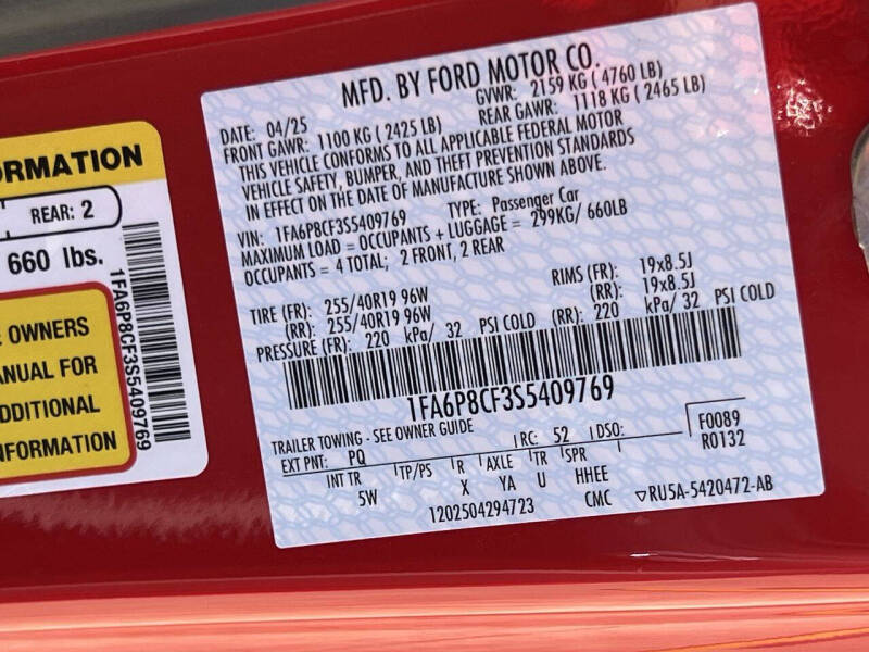 2025 Ford Mustang GT