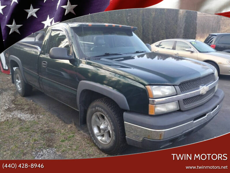 2003 Chevrolet Silverado 1500 for sale at TWIN MOTORS in Madison OH