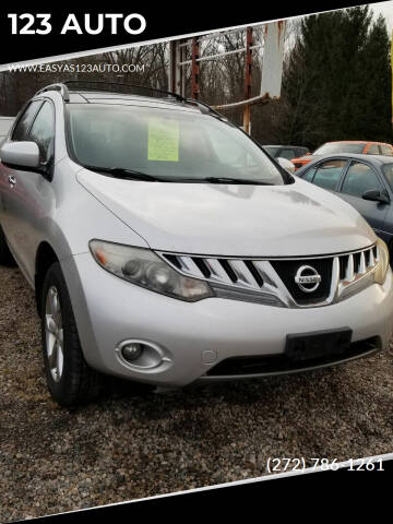 2010 Nissan Murano for sale at 123 AUTO in Kulpmont PA