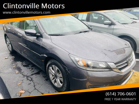 2015 Honda Accord for sale at Clintonville Motors in Columbus OH