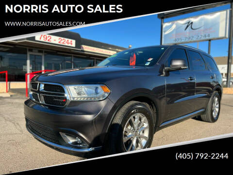 2015 Dodge Durango for sale at NORRIS AUTO SALES in Oklahoma City OK