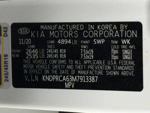 2021 Kia Sportage SX Turbo