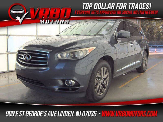 2014 INFINITI QX60 for sale at Vrbo Motors in Linden, NJ