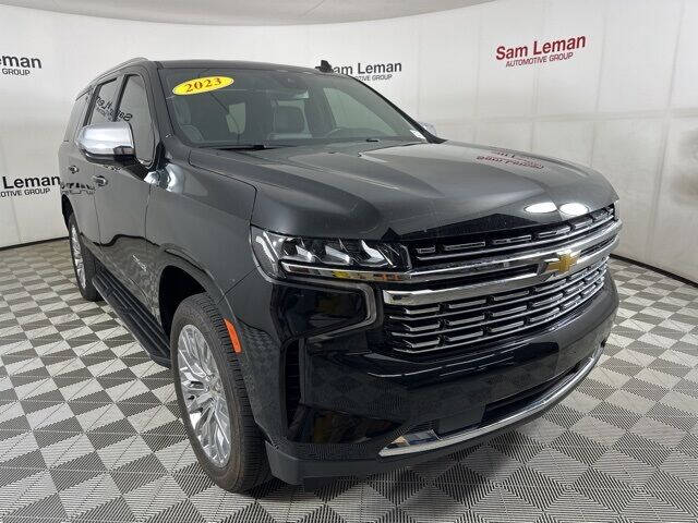 Used 2023 Chevrolet Tahoe Premier with VIN 1GNSKSKT4PR209079 for sale in Bloomington, IL