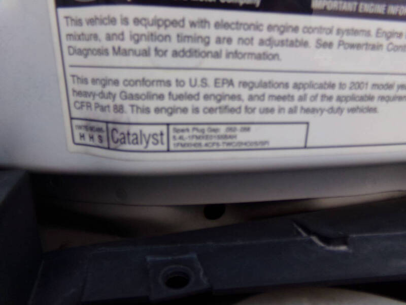 2001 Ford E-Series E-350 SD XL