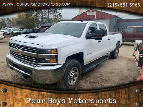 2017 Chevrolet Silverado 3500HD for sale at Four Boys Motorsports in Wadena MN