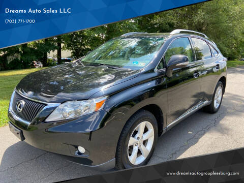 2010 Lexus RX 350 for sale at Dreams Auto Sales LLC in Leesburg VA