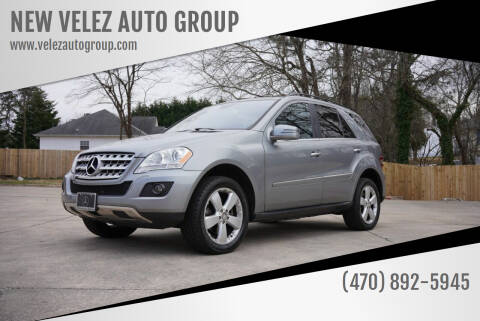 2011 Mercedes-Benz M-Class for sale at NEW VELEZ AUTO GROUP in Gainesville GA