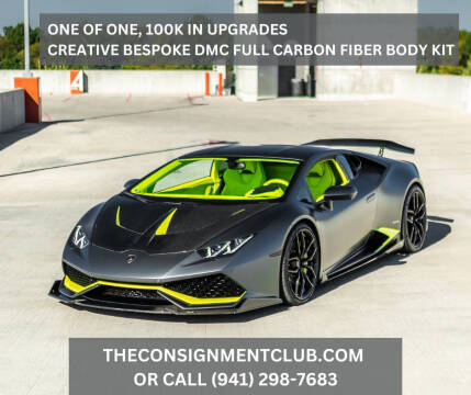 2015 Lamborghini Huracan for sale at The Consignment Club in Sarasota FL