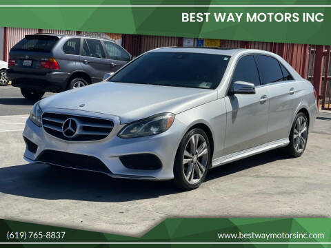 2016 Mercedes-Benz E-Class for sale at BEST WAY MOTORS INC in San Diego CA