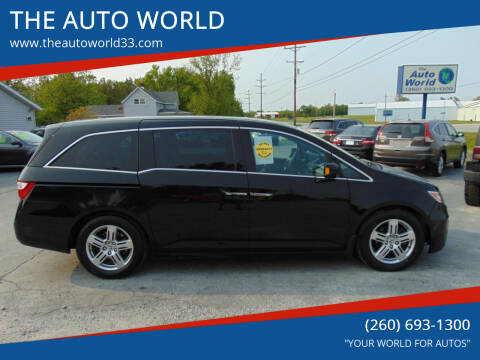 2011 Honda Odyssey for sale at THE AUTO WORLD in Churubusco IN