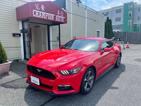2015 Ford Mustang for sale at Champion Auto LLC in Quincy MA