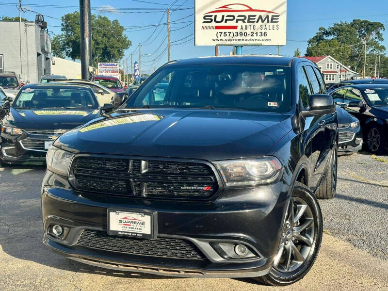 2015 Dodge Durango for sale at Supreme Auto Sales in Chesapeake VA