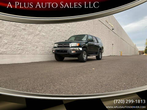 2000 Toyota 4Runner for sale at A Plus Auto Sales LLC in Denver CO