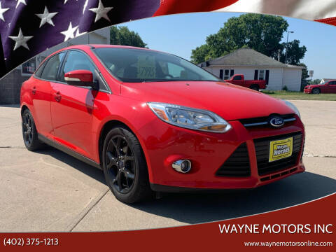 2014 Ford Focus for sale at Wayne Motors Inc in Wayne NE
