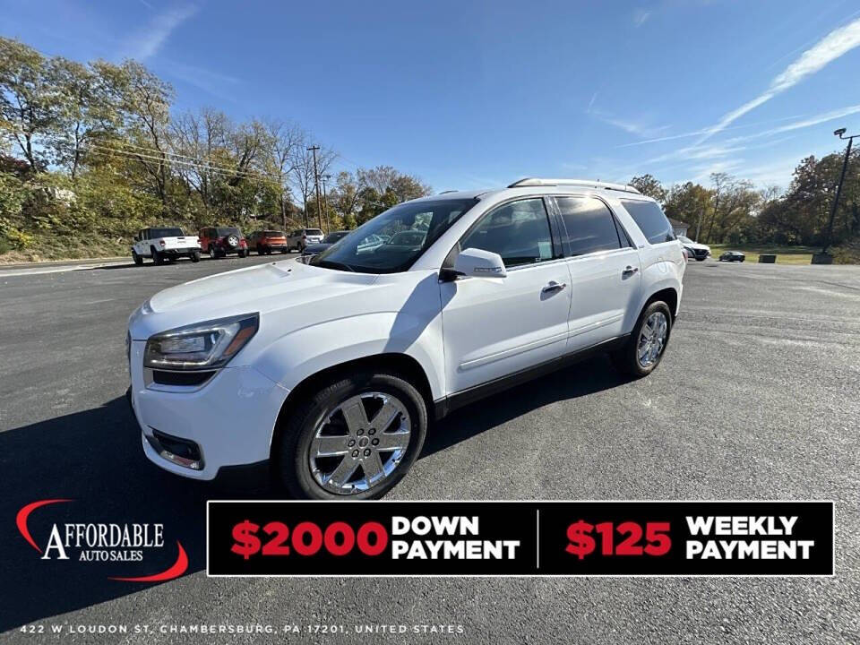 2017 GMC Acadia Limited for sale at Chambersburg Affordable Auto in Chambersburg, PA