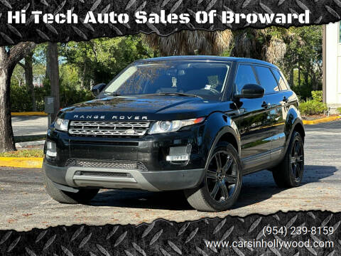 2015 Land Rover Range Rover Evoque for sale at Hi Tech Auto Sales Of Broward in Hollywood FL