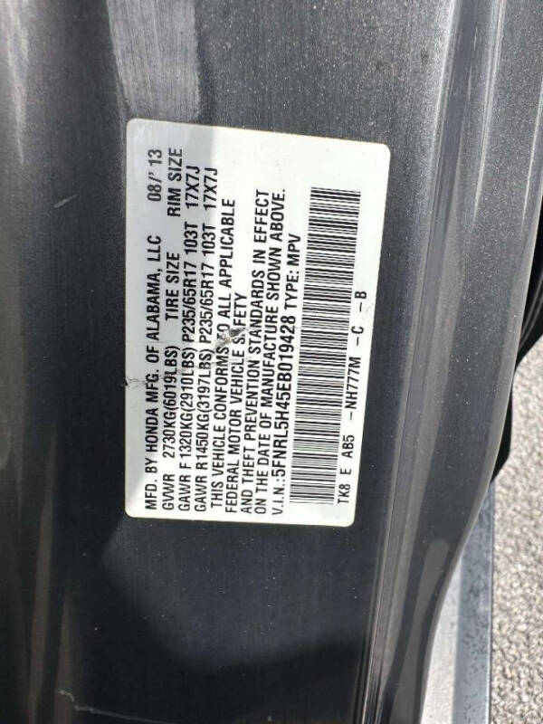 2014 Honda Odyssey EX