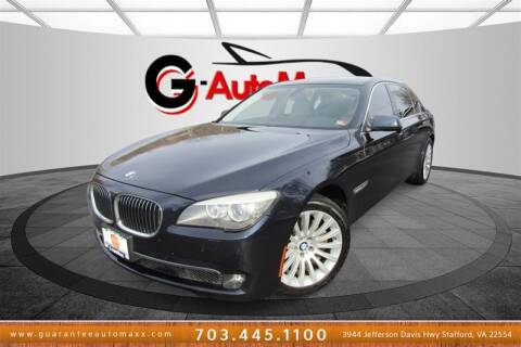 2012 BMW 7 Series for sale at Guarantee Automaxx in Stafford VA