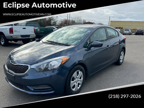 2016 Kia Forte for sale at Eclipse Automotive in Brainerd MN