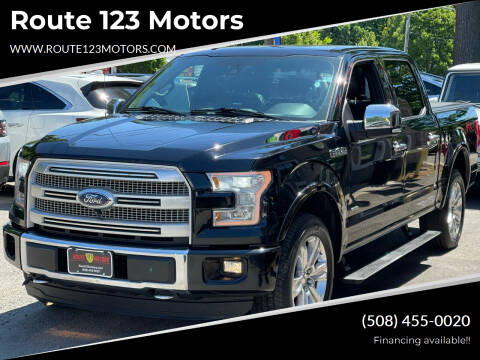 2016 Ford F-150 for sale at Route 123 Motors in Norton MA
