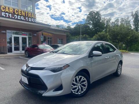 2018 Toyota Corolla for sale at Car Central in Fredericksburg VA