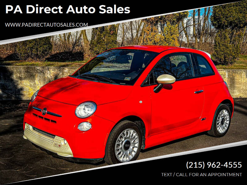 2013 FIAT 500e for sale at PA Direct Auto Sales in Levittown PA