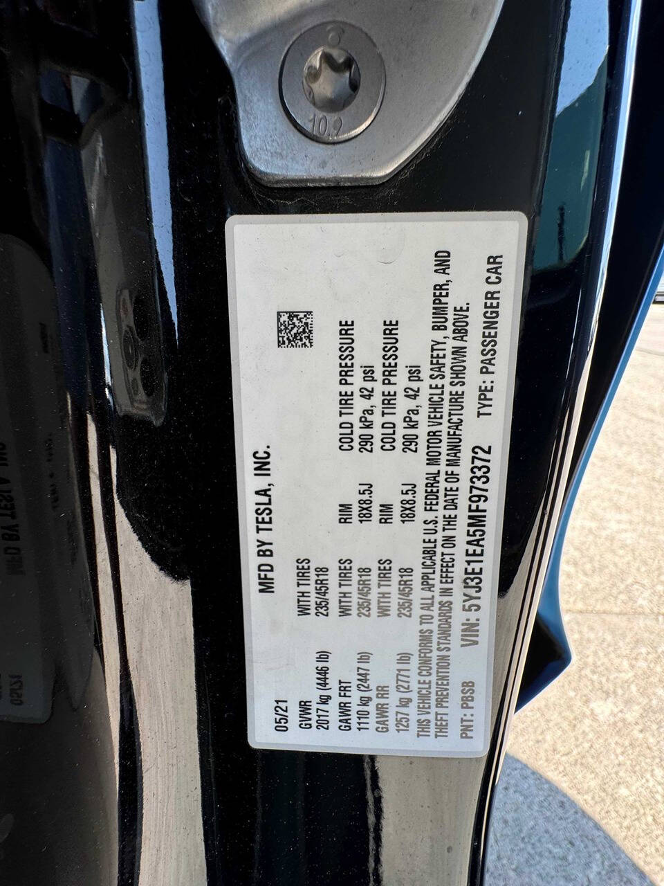 2021 Tesla Model 3 for sale at Extreme Car Center in Detroit, MI