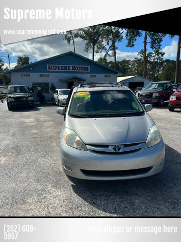 2009 Toyota Sienna for sale at Supreme Motors in Leesburg FL