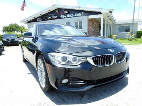 2015 BMW 4 Series for sale at One Vision Auto in Hollywood FL
