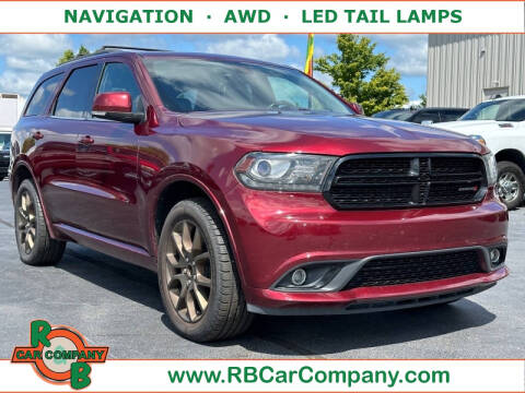 2017 Dodge Durango for sale at R & B CAR CO in Fort Wayne IN