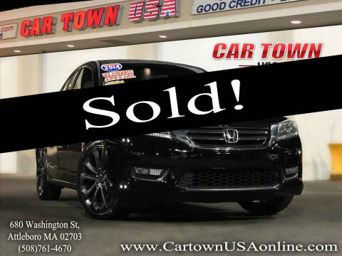 2014 Honda Accord for sale at Car Town USA in Attleboro MA