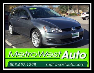 2017 Volkswagen Golf SportWagen for sale at Metro West Auto in Bellingham MA