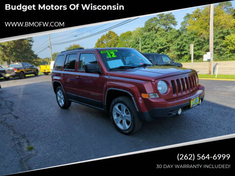 2012 Jeep Patriot for sale at Budget Motors of Wisconsin in Racine WI