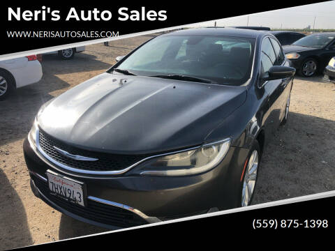 2015 Chrysler 200 for sale at Neri's Auto Sales in Sanger CA