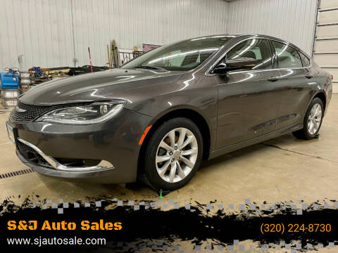 2015 Chrysler 200 for sale at S&J Auto Sales in South Haven MN