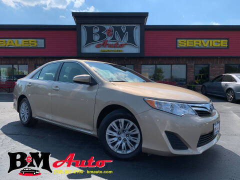 2012 Toyota Camry for sale at B & M Auto Sales Inc. in Oak Forest IL