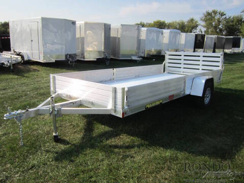 2025 Aluma Aluminum Single Axle Utility 8 for sale at Rondo Truck & Trailer in Sycamore IL