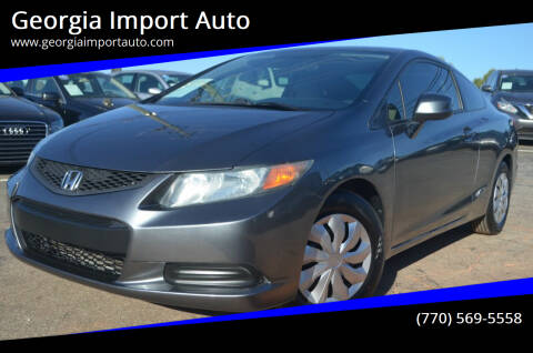 2012 Honda Civic for sale at Georgia Import Auto in Alpharetta GA