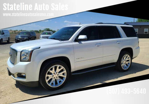 2016 GMC Yukon for sale at Stateline Auto Sales in Mabel MN