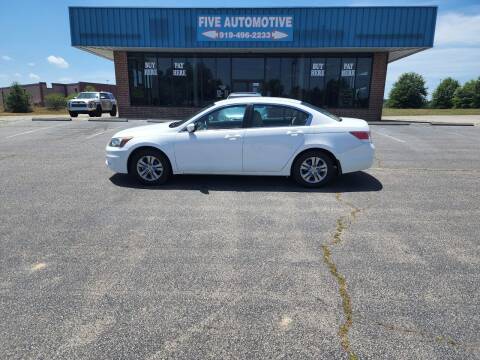 2011 Honda Accord for sale at Five Automotive in Louisburg NC