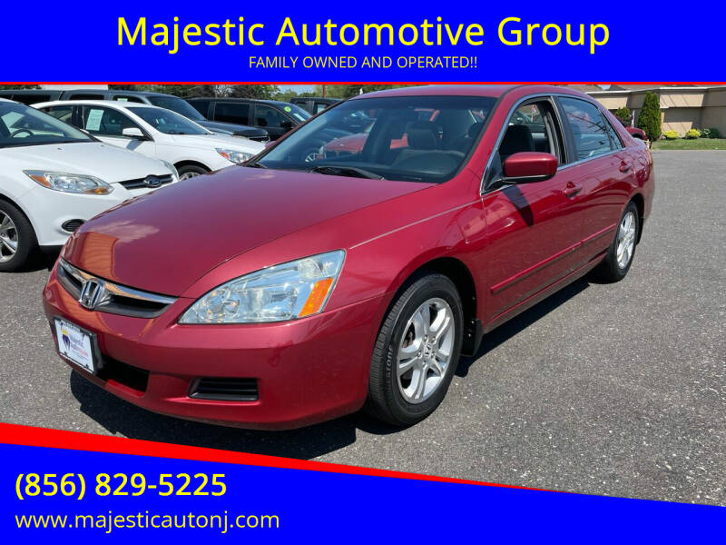 2007 Honda Accord for sale at Majestic Automotive Group in Cinnaminson NJ