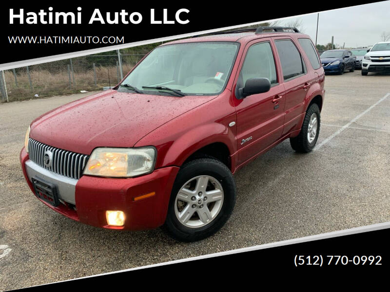 2006 Mercury Mariner Hybrid for sale at Hatimi Auto LLC in Buda TX