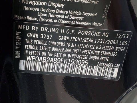 2014 Porsche Cayman S