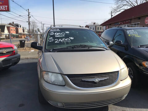 2002 Chrysler Town and Country for sale at Chambers Auto Sales LLC in Trenton NJ