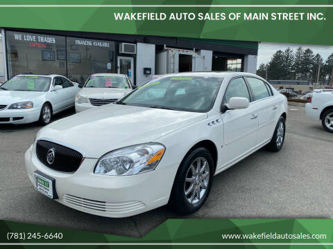 2007 Buick Lucerne for sale at Wakefield Auto Sales of Main Street Inc. in Wakefield MA