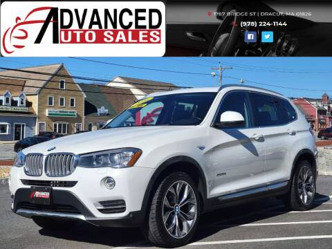 2016 BMW X3 for sale at Advanced Auto Sales in Dracut MA