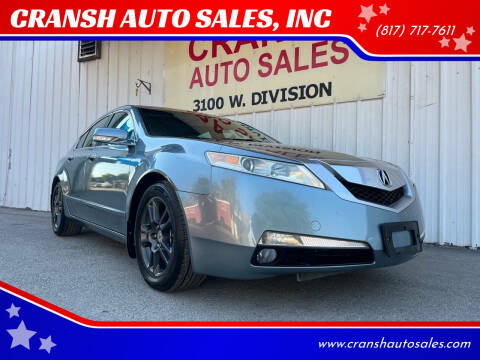 2009 Acura TL for sale at CRANSH AUTO SALES, INC in Arlington TX