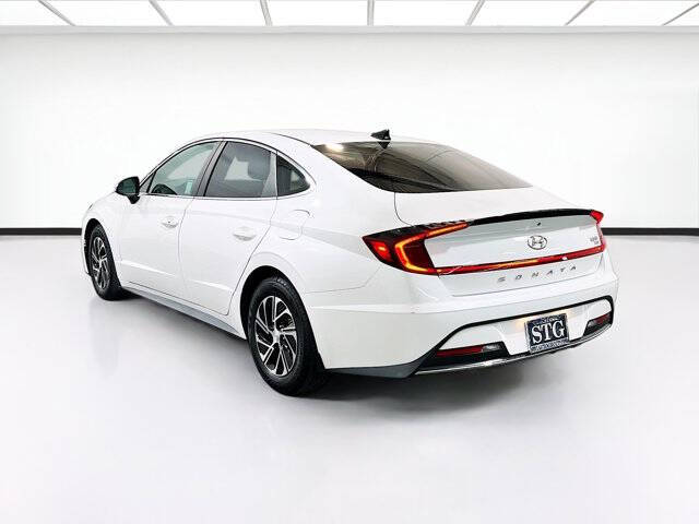 2022 Hyundai Sonata Hybrid Blue