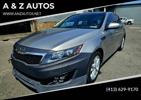 2011 Kia Optima for sale at A & Z AUTOS in Westfield MA